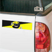 Ancap Ball Bronze Tier Inverted Bumper Sticker (On Truck)