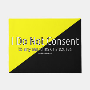 Ancap - I Do Not Consent Doormat