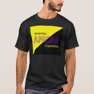ANCAP Yellow and Black Flag T-Shirt