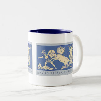 ANCESTORS: Gods of Sound - Greek Warriors Two-Tone Coffee Mug