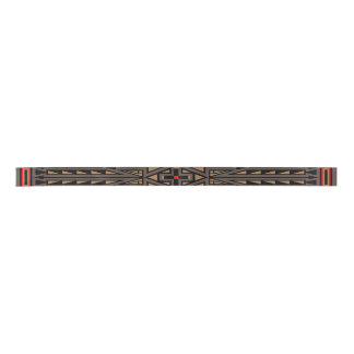 Ancestors Red and Black Satin Ribbon