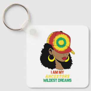  Ancestors Wildest Dreams Black History Month Key Ring