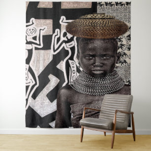 “Ancestral Threads Wall Hanging”: Tapestry