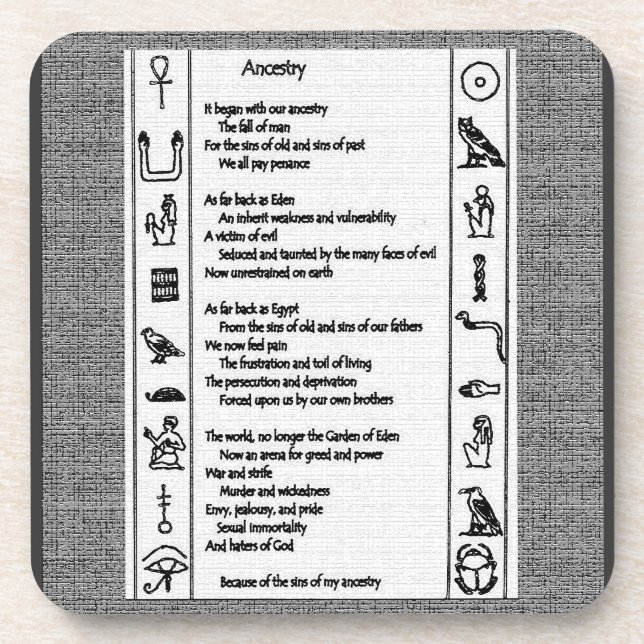 Ancestry Coaster (Front)