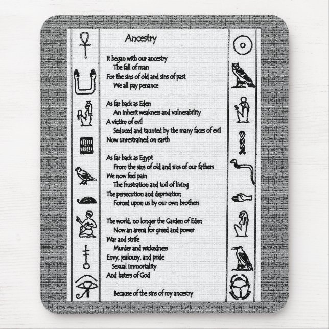 Ancestry Mouse Pad (Front)