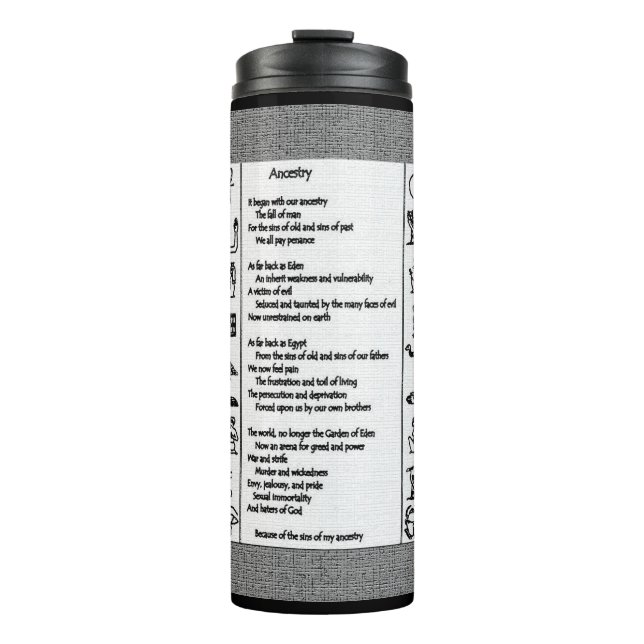 Ancestry Thermal Tumbler (Front)