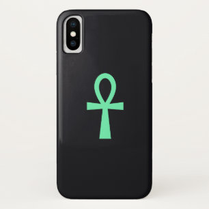 Anch - life keys - neon black iPhone x case