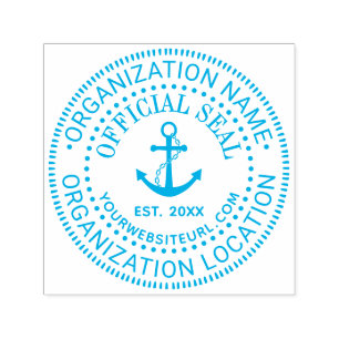Anchor #1 Official Seal Name Loc URL Est Self-inking Stamp