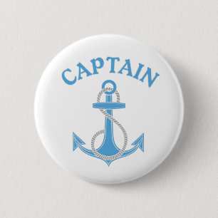 Anchor 6 Cm Round Badge