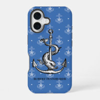 Anchor and Dolphin Nautical Theme