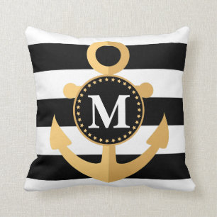 Anchor and Stripes Cushion