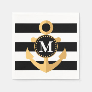 Anchor and Stripes Napkin