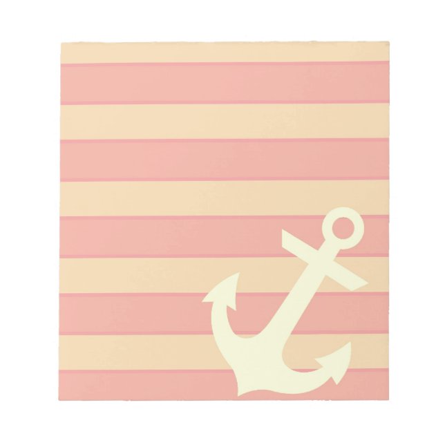 Anchor and Stripes Notepad (Front)