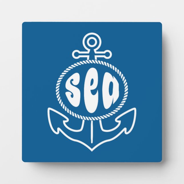 Anchor And The Sea Plaque (Front)