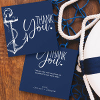 Anchor Baby Shower Nautical Navy Blue