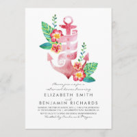 Anchor Beach Nautical Tropical Rehearsal Dinner