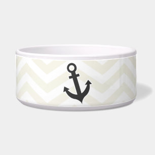 Anchor; Beige Chevron; zig zag
