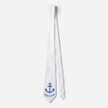 Anchor Blue Personalised Your Boat Name