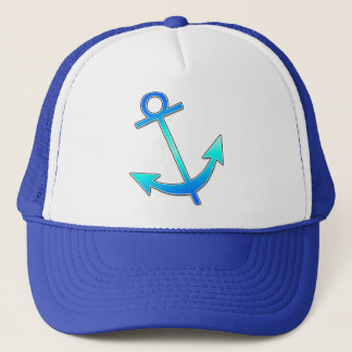 Anchor--blue Trucker Hat
