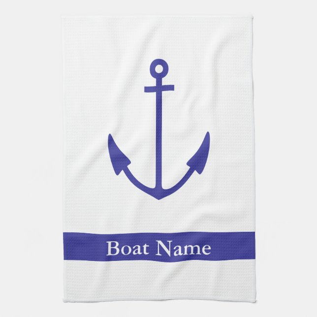 Anchor Boat Galley Towel (Vertical)