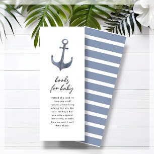 Anchor Book Request   Baby Shower Enclosure Card