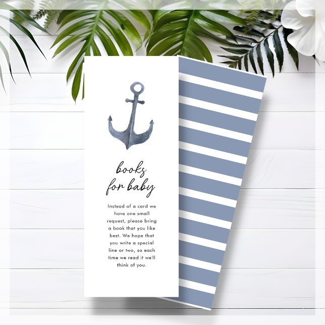 Anchor Book Request | Baby Shower Enclosure Card (Creator Uploaded)