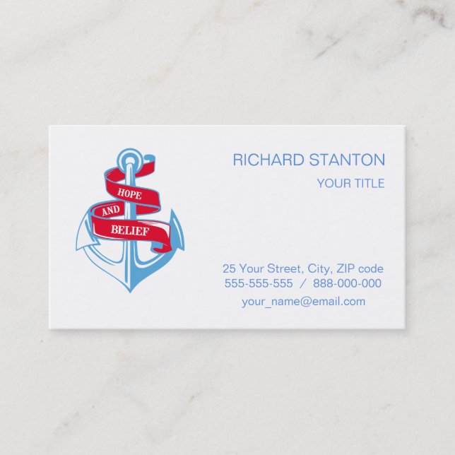 Anchor Business Card (Front)