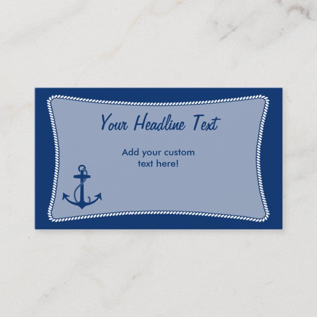 Anchor Business Card (Front)