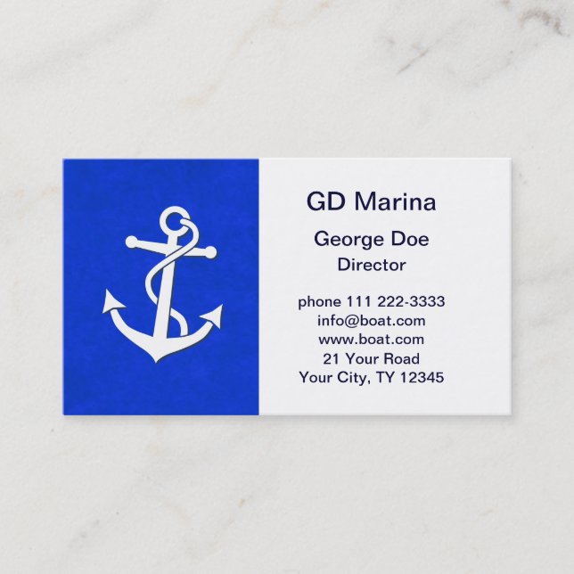 Anchor Business Card (Front)