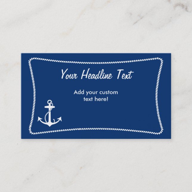 Anchor Business Card (Front)