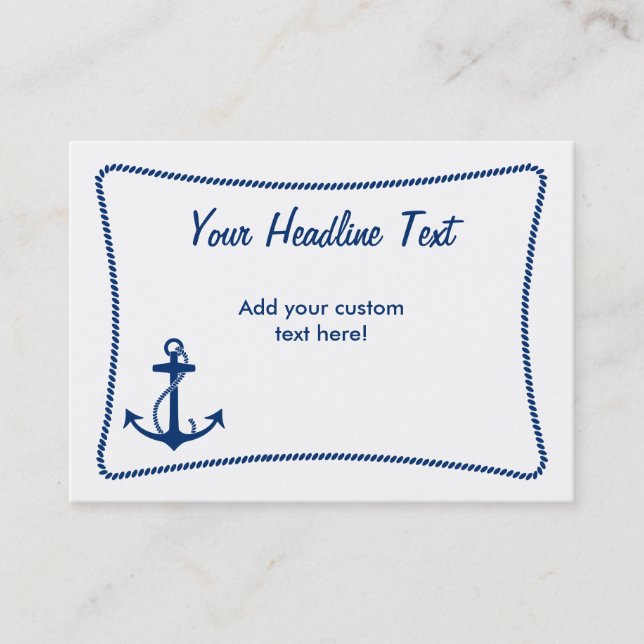 Anchor Calling Card (Front)