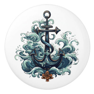 Anchor Ceramic Knob