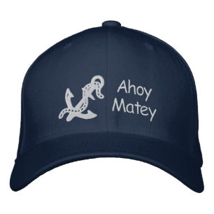 Anchor & Chain D2 Customisable Embroidery Design Embroidered Hat