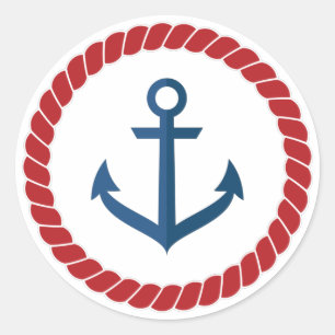 Anchor Classic Round Sticker