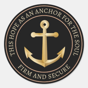 Anchor Classic Round Sticker