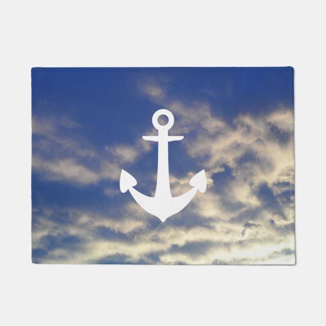Anchor Clouds in the Sky Doormat (Front)