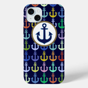 Anchor Colourful iPhone 15 Mini Case