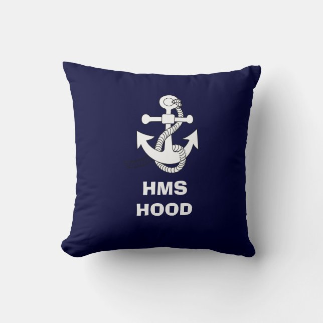 Anchor design, HMS HOOD Cushion (Front)