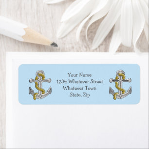 Anchor Design Return Address Label