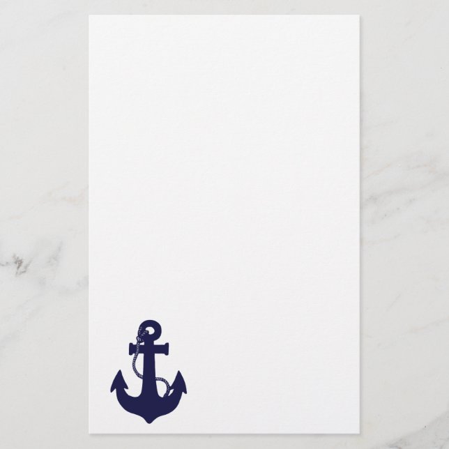 Anchor design stationery (Front)