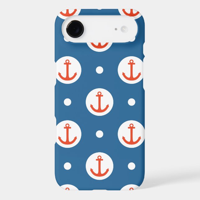 Anchor Dots Case-Mate iPhone Case (Back)