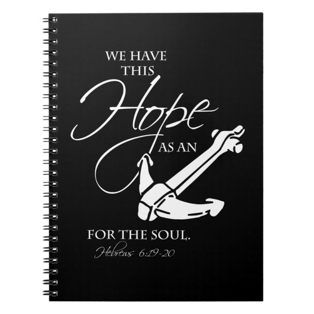 Anchor For The Soul Notebook (Front)