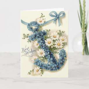 Anchor Forget-Me-Not Daisy Card