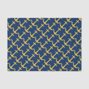 Anchor gold + your background & ideas tissue paper