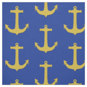 Anchor gold + your ideas fabric