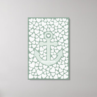 Anchor Guest Book Canvas - 150 Signatures