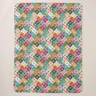 anchor herringbone mana sherpa blanket