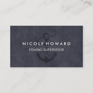 Anchor Icon Business Card