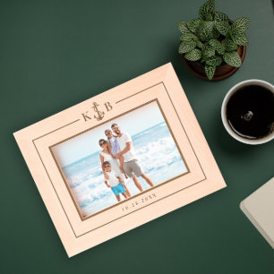 Anchor Initials Etched Frames