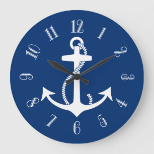 Anchor Large Clock